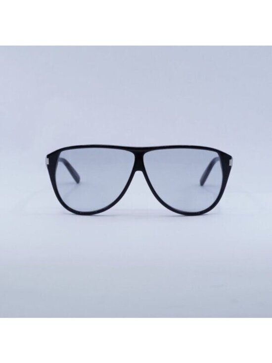 Saint Laurent SL731 GASPAR 001 Sunglasses Black Aviator Frame, Light Blue Lenses main image 6
